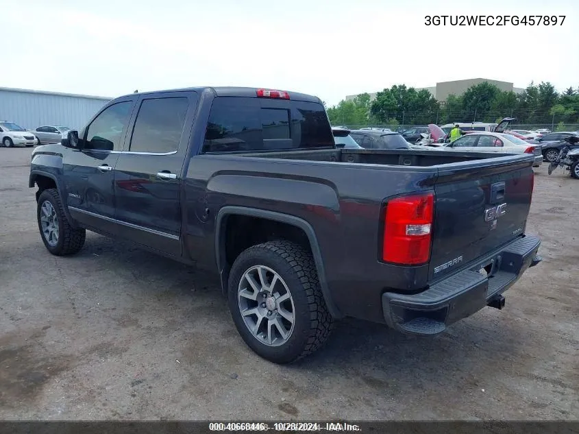 2015 GMC Sierra 1500 VIN: 3GTU2WEC2FG457897 Lot: 40668446