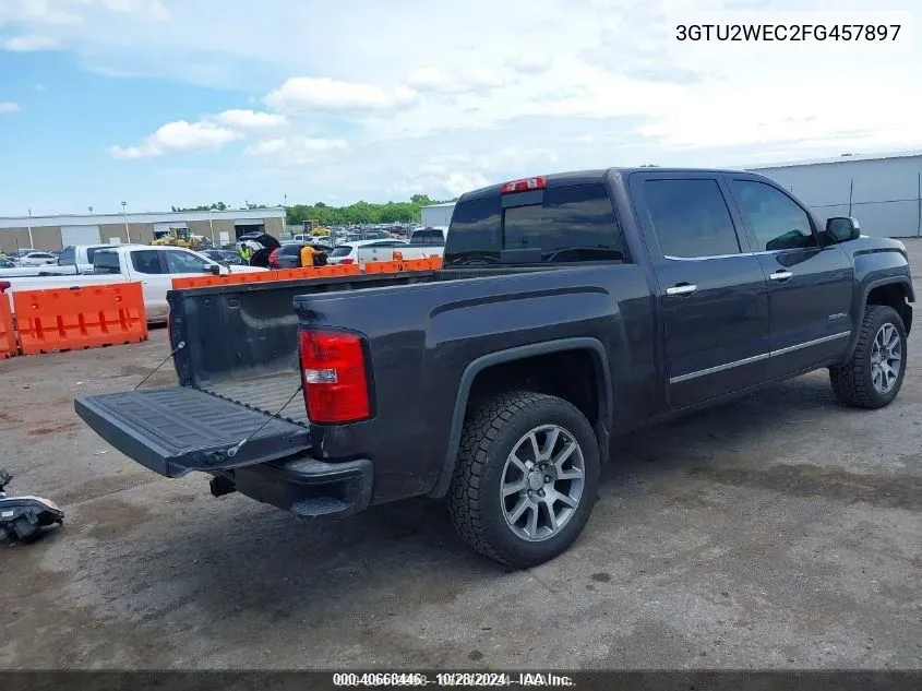 2015 GMC Sierra 1500 VIN: 3GTU2WEC2FG457897 Lot: 40668446