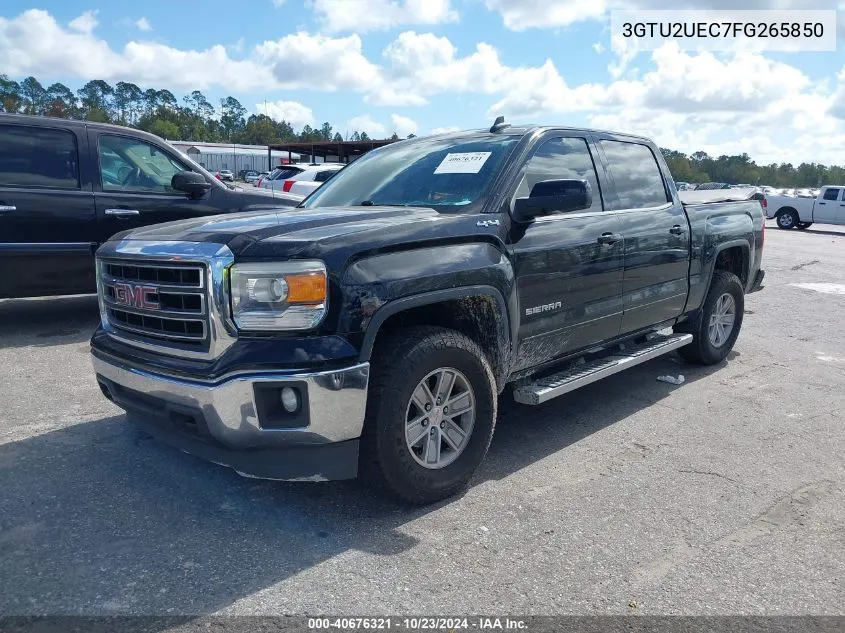 2015 GMC Sierra 1500 Sle VIN: 3GTU2UEC7FG265850 Lot: 40676321