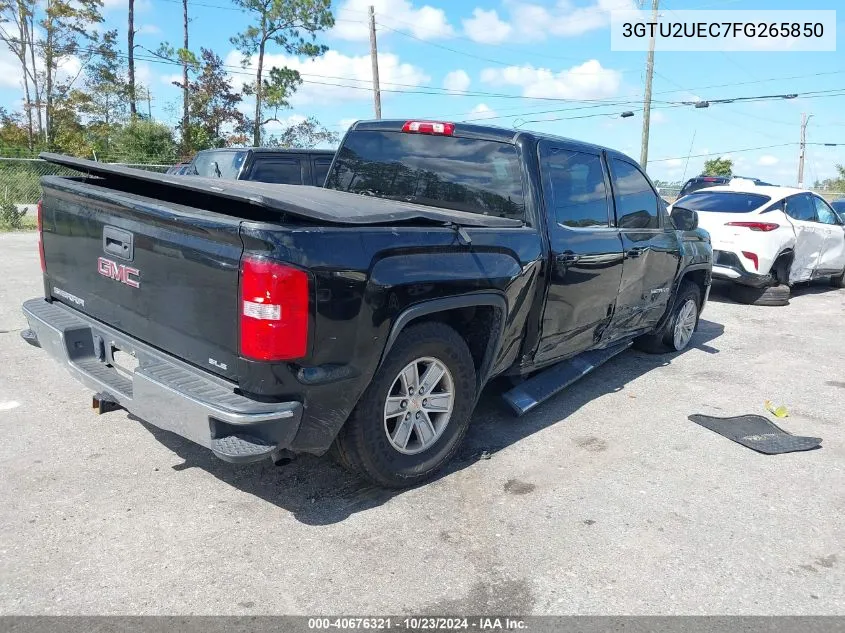 2015 GMC Sierra 1500 Sle VIN: 3GTU2UEC7FG265850 Lot: 40676321