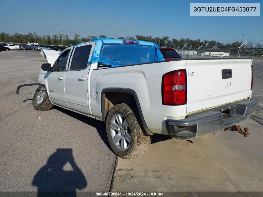 2015 GMC Sierra K1500 Sle VIN: 3GTU2UEC4FG453077 Lot: 40705841