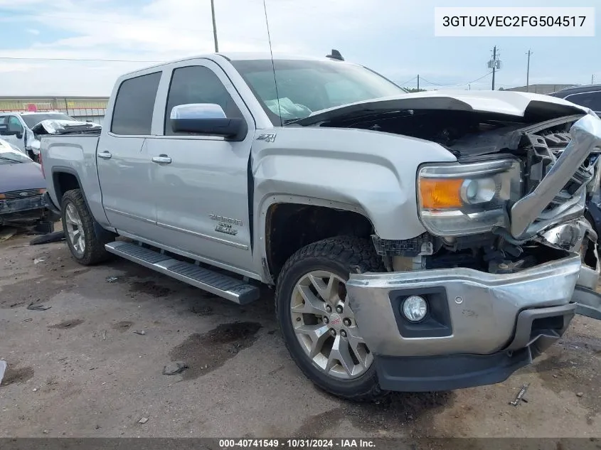 2015 GMC Sierra 1500 Slt VIN: 3GTU2VEC2FG504517 Lot: 40741549