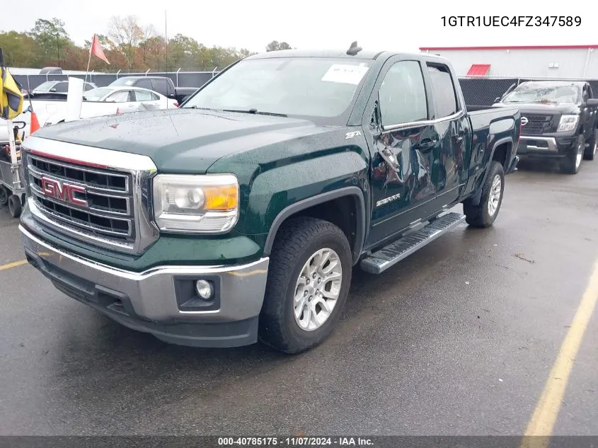 2015 GMC Sierra 1500 Sle VIN: 1GTR1UEC4FZ347589 Lot: 40785175