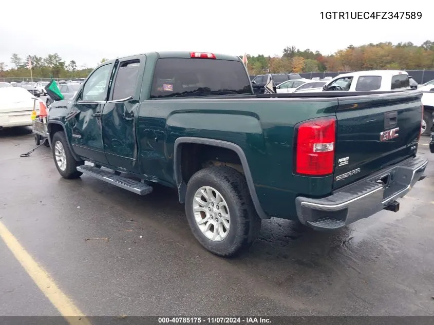 2015 GMC Sierra 1500 Sle VIN: 1GTR1UEC4FZ347589 Lot: 40785175