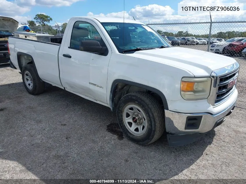 2015 GMC Sierra 1500 VIN: 1GTN1TEC8FZ906036 Lot: 40794899