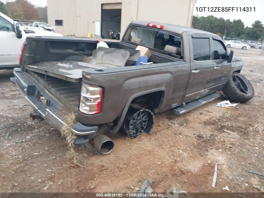 1GT12ZE85FF114311 2015 GMC Sierra 2500Hd Slt