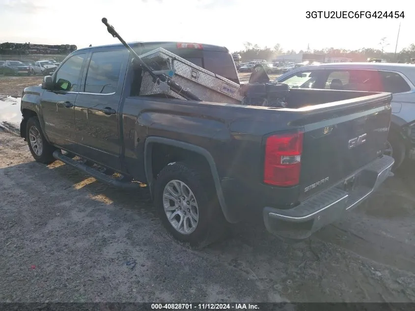 2015 GMC Sierra 1500 Sle VIN: 3GTU2UEC6FG424454 Lot: 40828701