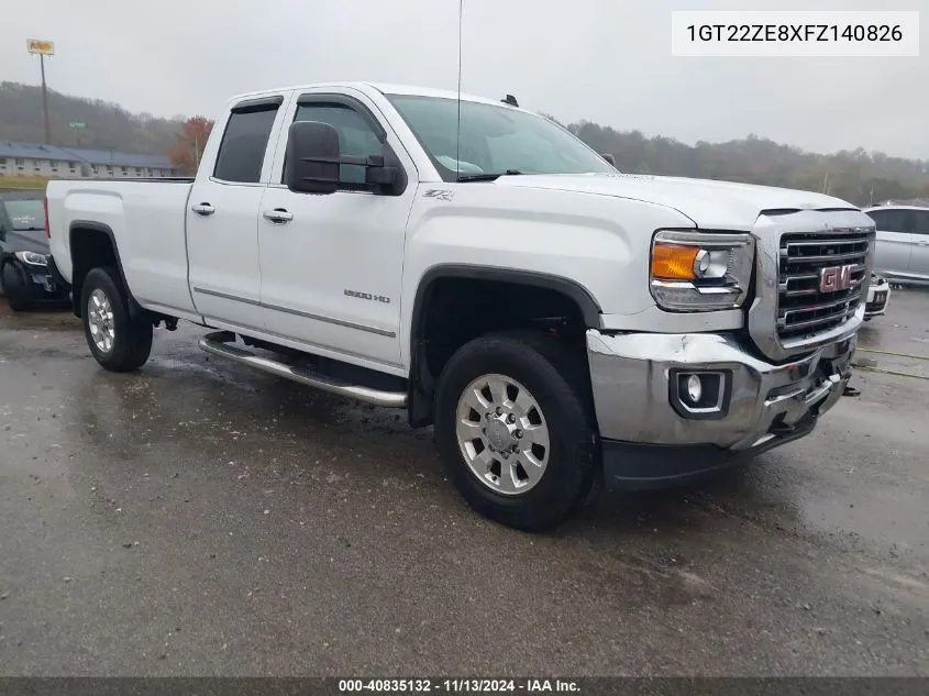 2015 GMC Sierra 2500Hd Slt VIN: 1GT22ZE8XFZ140826 Lot: 40835132