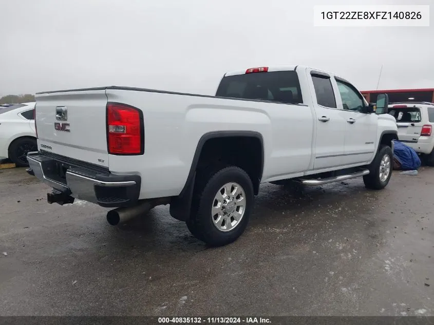 2015 GMC Sierra 2500Hd Slt VIN: 1GT22ZE8XFZ140826 Lot: 40835132