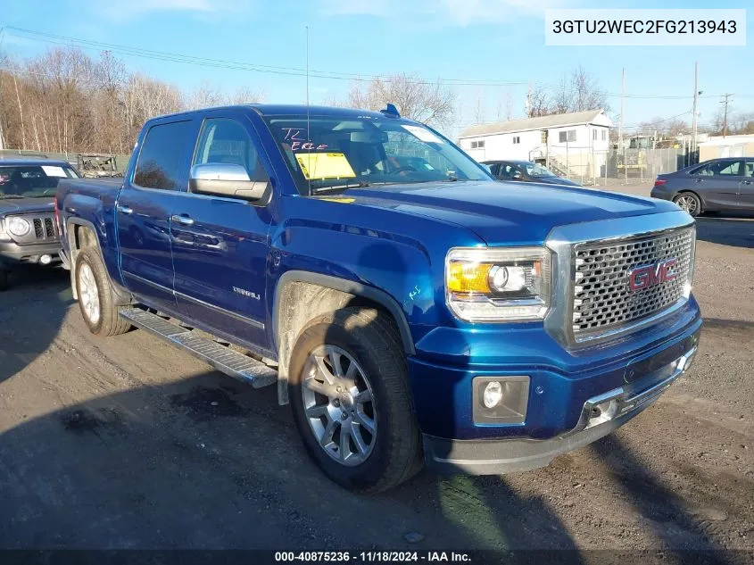 2015 GMC Sierra 1500 Denali VIN: 3GTU2WEC2FG213943 Lot: 40875236