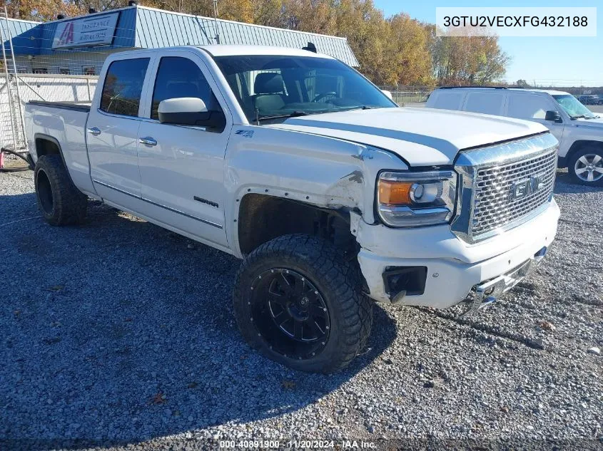 2015 GMC Sierra 1500 Slt VIN: 3GTU2VECXFG432188 Lot: 40891900