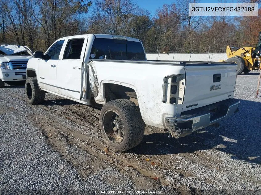 2015 GMC Sierra 1500 Slt VIN: 3GTU2VECXFG432188 Lot: 40891900