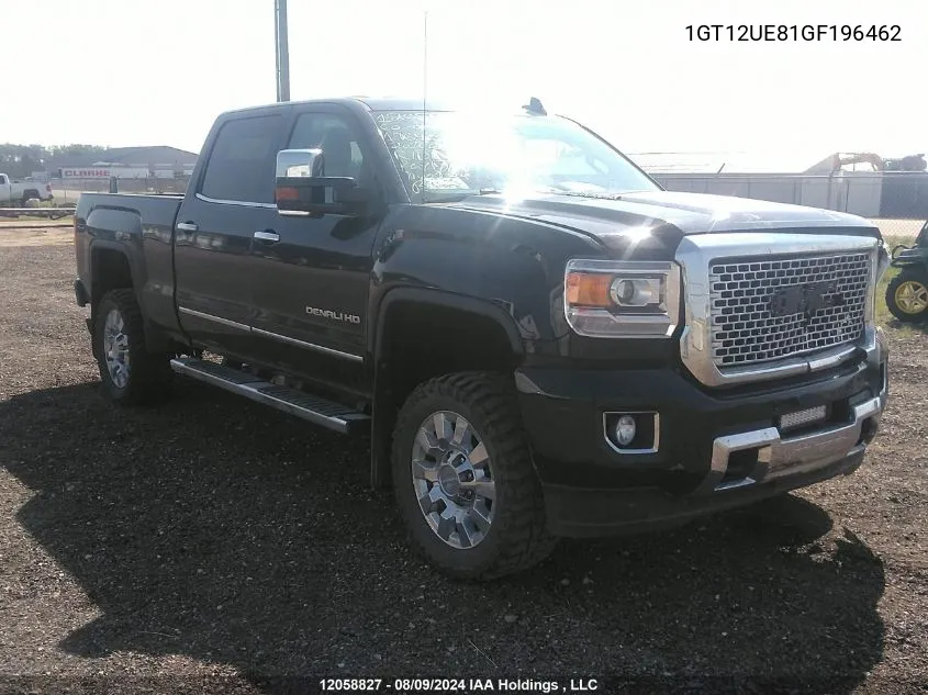 2016 GMC Sierra 2500Hd VIN: 1GT12UE81GF196462 Lot: 12058827