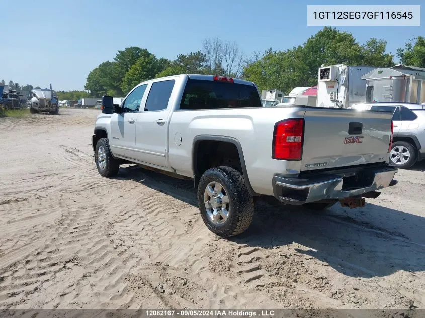 2016 GMC Sierra 2500Hd VIN: 1GT12SEG7GF116545 Lot: 12082167