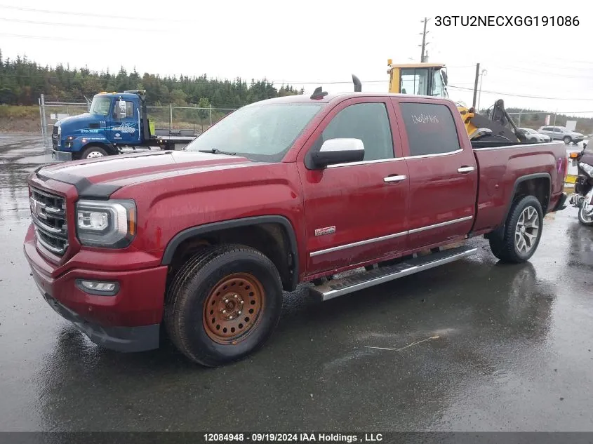 3GTU2NECXGG191086 2016 GMC Sierra K1500 Slt