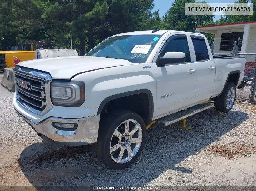 2016 GMC Sierra 1500 Sle VIN: 1GTV2MEC0GZ156605 Lot: 39488130