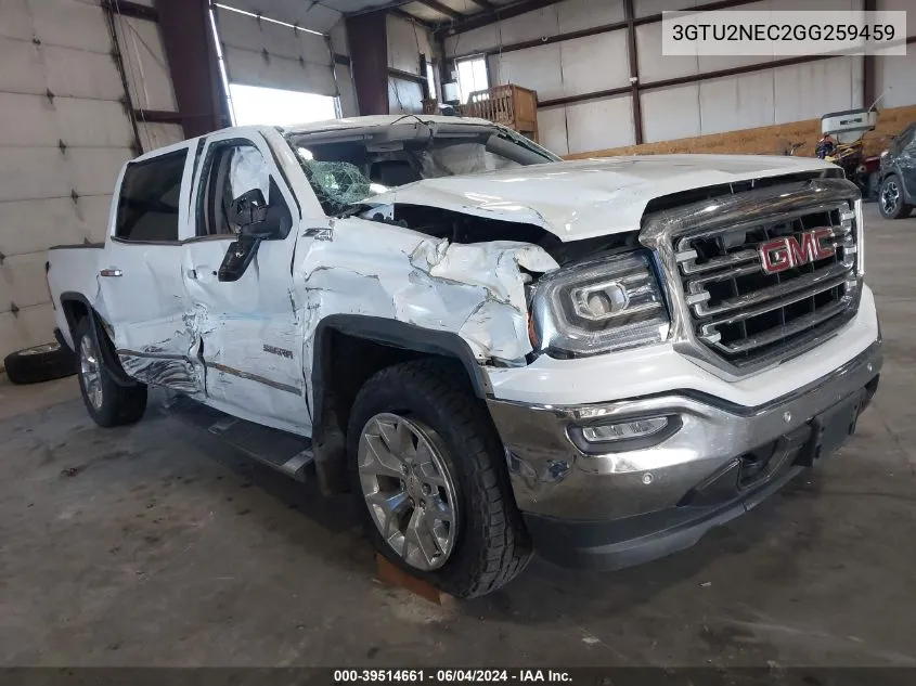 3GTU2NEC2GG259459 2016 GMC Sierra 1500 Slt