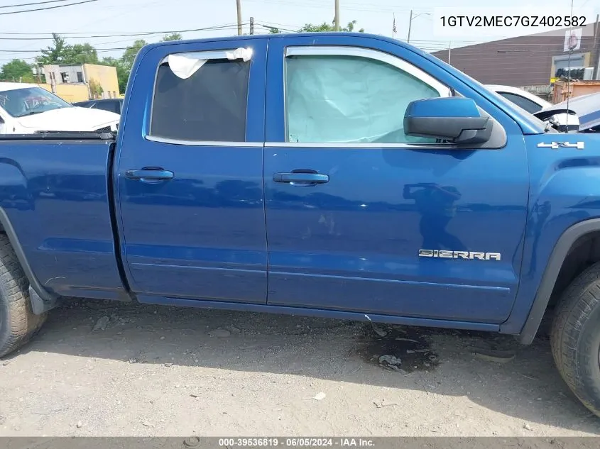 1GTV2MEC7GZ402582 2016 GMC Sierra 1500 Sle