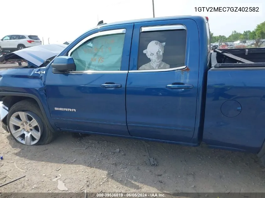 1GTV2MEC7GZ402582 2016 GMC Sierra 1500 Sle