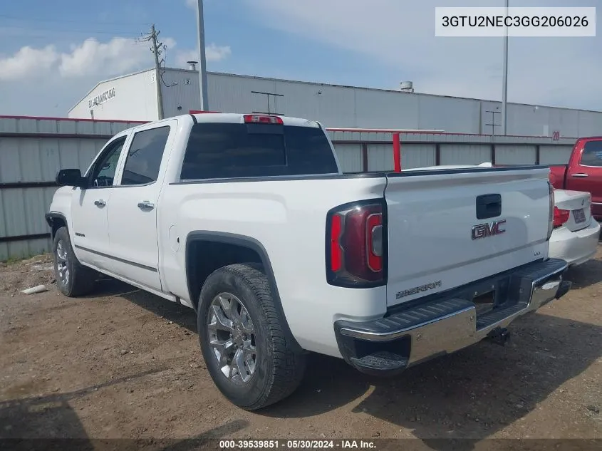 3GTU2NEC3GG206026 2016 GMC Sierra 1500 Slt