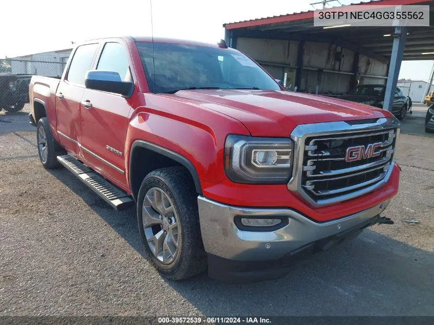 2016 GMC Sierra 1500 Slt VIN: 3GTP1NEC4GG355562 Lot: 39572539