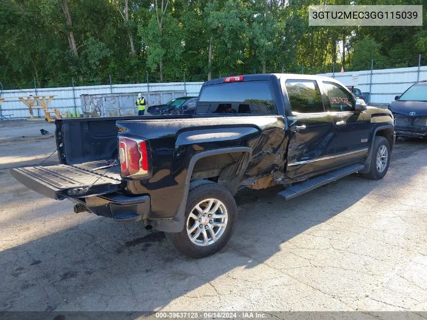 3GTU2MEC3GG115039 2016 GMC Sierra 1500 Sle