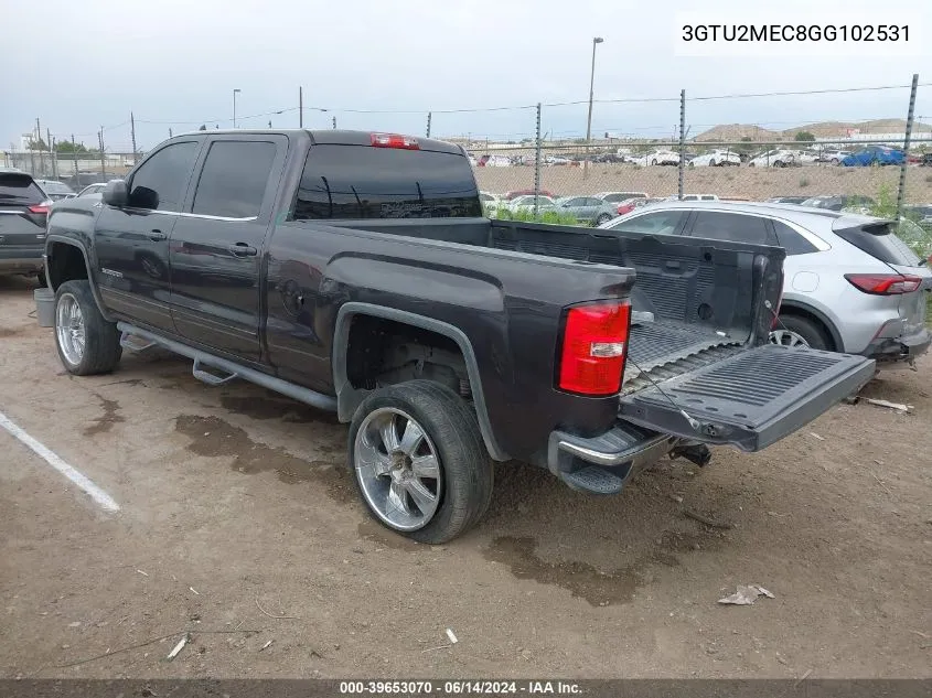 3GTU2MEC8GG102531 2016 GMC Sierra 1500 Sle