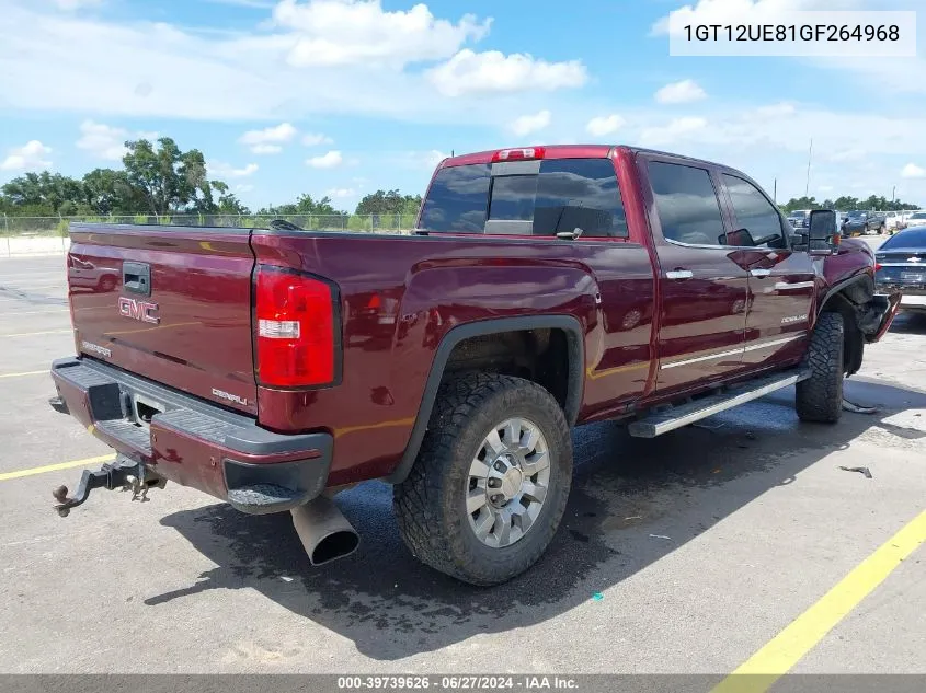 1GT12UE81GF264968 2016 GMC Sierra 2500Hd Denali