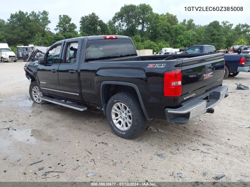 2016 GMC Sierra 1500 VIN: 1GTV2LEC6GZ385008 Lot: 39830677