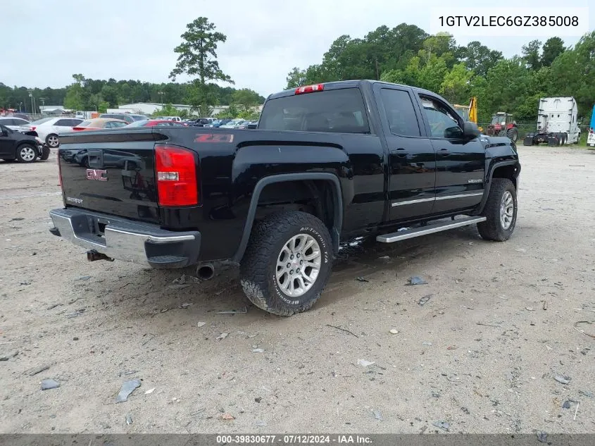 2016 GMC Sierra 1500 VIN: 1GTV2LEC6GZ385008 Lot: 39830677