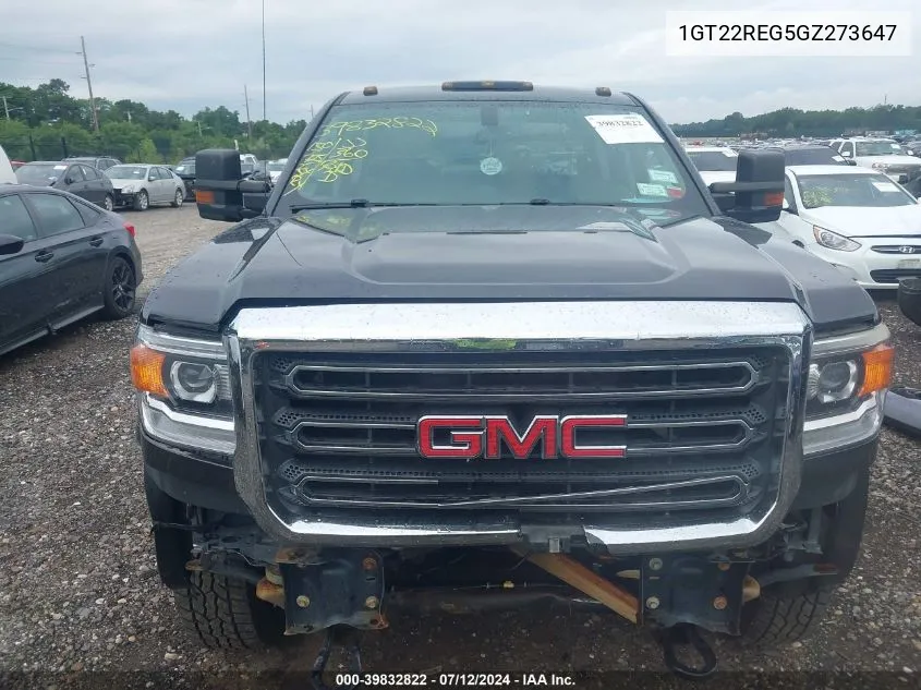 2016 GMC Sierra 2500Hd VIN: 1GT22REG5GZ273647 Lot: 39832822