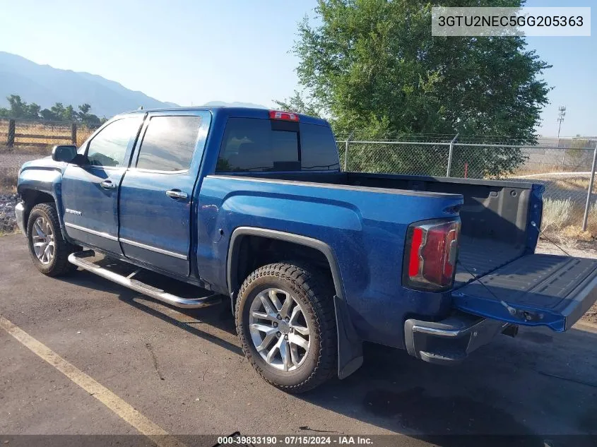 3GTU2NEC5GG205363 2016 GMC Sierra 1500 Slt