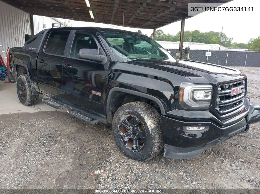 2016 GMC Sierra 1500 Slt VIN: 3GTU2NEC7GG334141 Lot: 39885666