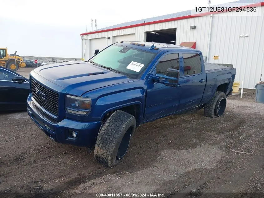 1GT12UE81GF294536 2016 GMC Sierra 2500Hd Denali