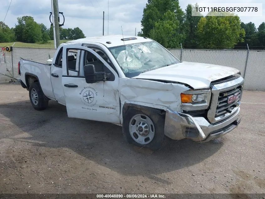 1GT11REG5GF307778 2016 GMC Sierra 2500Hd