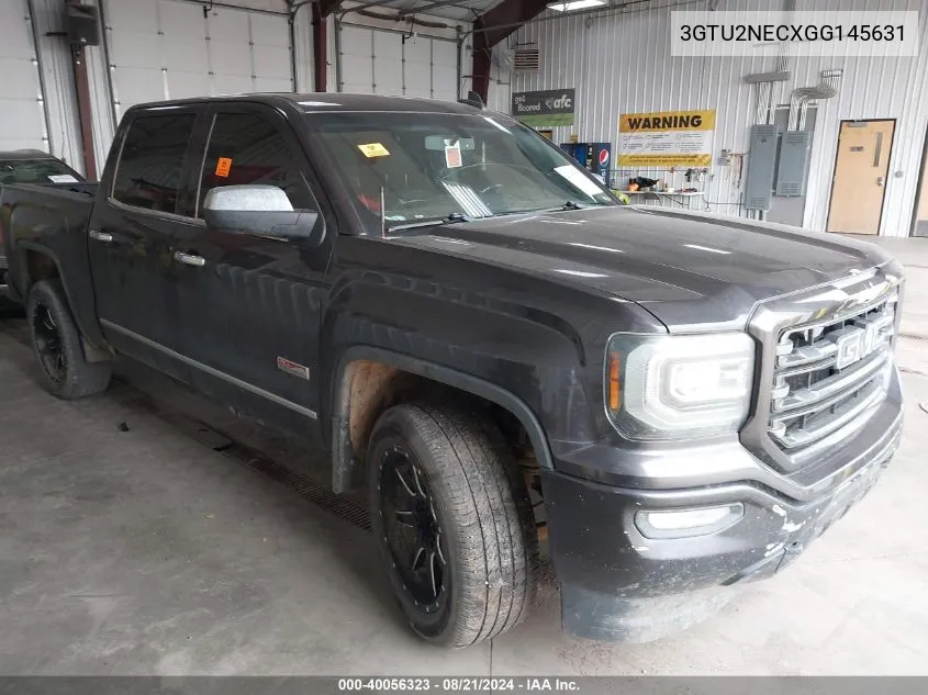 2016 GMC Sierra 1500 Slt VIN: 3GTU2NECXGG145631 Lot: 40056323