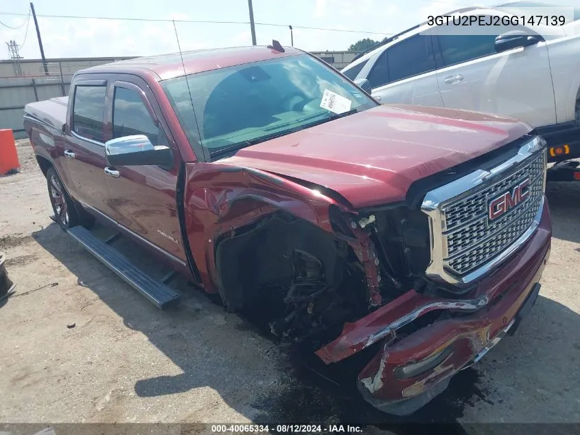 3GTU2PEJ2GG147139 2016 GMC Sierra 1500 Denali