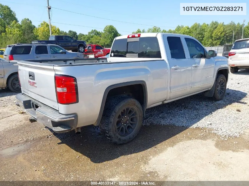 2016 GMC Sierra 1500 Sle VIN: 1GTV2MEC7GZ283271 Lot: 40133147