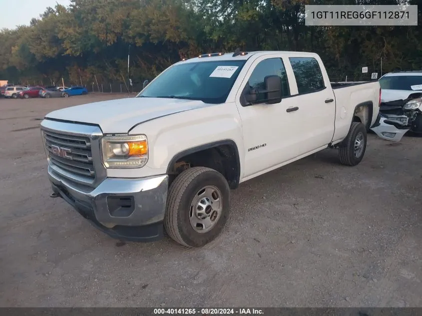 1GT11REG6GF112871 2016 GMC Sierra 2500Hd