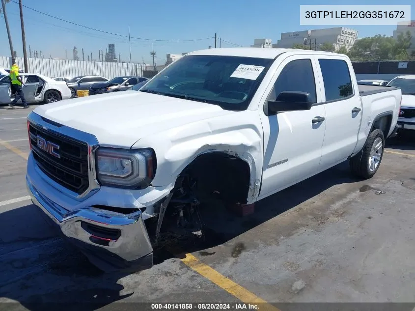 2016 GMC Sierra 1500 C1500 VIN: 3GTP1LEH2GG351672 Lot: 40141858