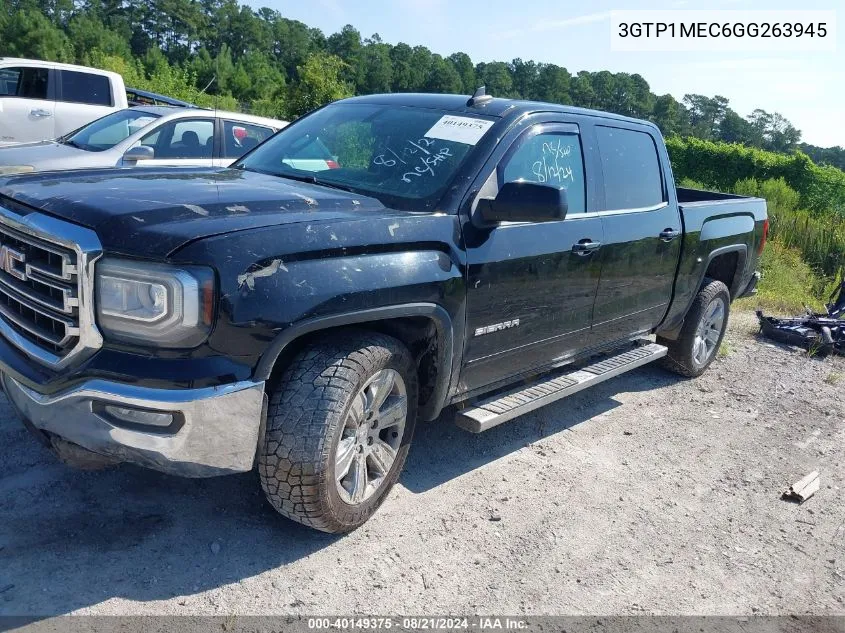 2016 GMC Sierra C1500 Sle VIN: 3GTP1MEC6GG263945 Lot: 40149375