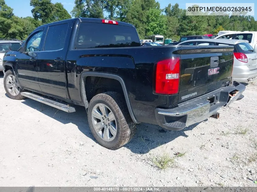 2016 GMC Sierra C1500 Sle VIN: 3GTP1MEC6GG263945 Lot: 40149375