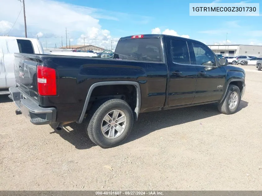 2016 GMC Sierra 1500 Sle VIN: 1GTR1MEC0GZ301730 Lot: 40181607