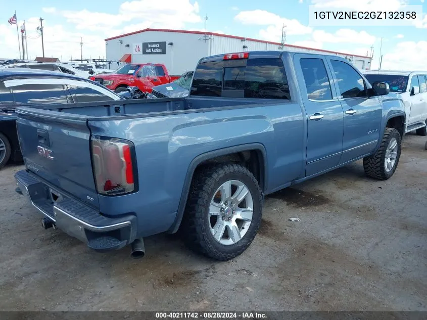 1GTV2NEC2GZ132358 2016 GMC Sierra 1500 Slt