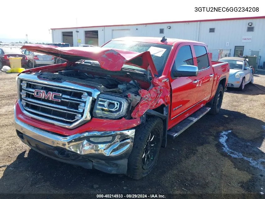 3GTU2NEC6GG234208 2016 GMC Sierra 1500 Slt