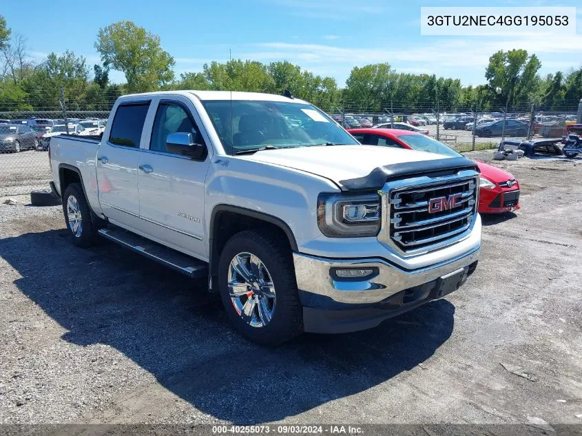 2016 GMC Sierra 1500 Slt VIN: 3GTU2NEC4GG195053 Lot: 40255073