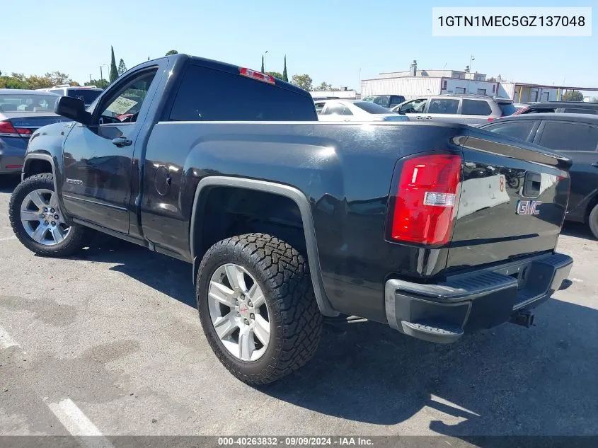 2016 GMC Sierra 1500 Sle VIN: 1GTN1MEC5GZ137048 Lot: 40263832