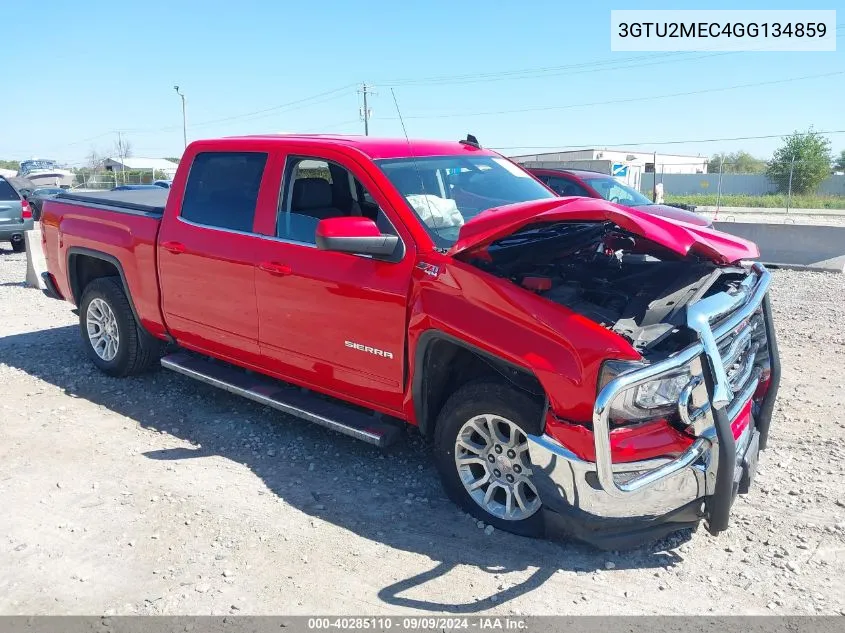 2016 GMC Sierra 1500 Sle VIN: 3GTU2MEC4GG134859 Lot: 40285110