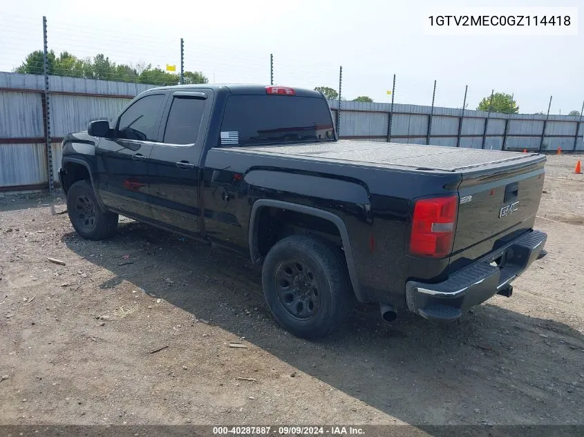 1GTV2MEC0GZ114418 2016 GMC Sierra 1500 Sle