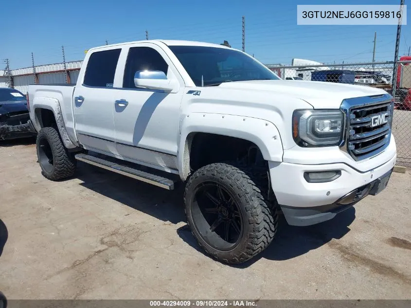 3GTU2NEJ6GG159816 2016 GMC Sierra K1500 Slt